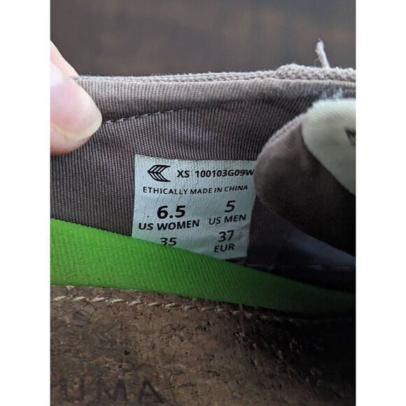 Cariuma Grey Canvas Low Top Sneaker Shoes - Size 6.5 - Picture 7 of 9